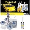 Windshield Crack Repair Kit, Windshield Repair Kit for Chips and Cracks, 1set Car Glass Repair Kit, Cracks Gone Glass Repair Kit Automotive
