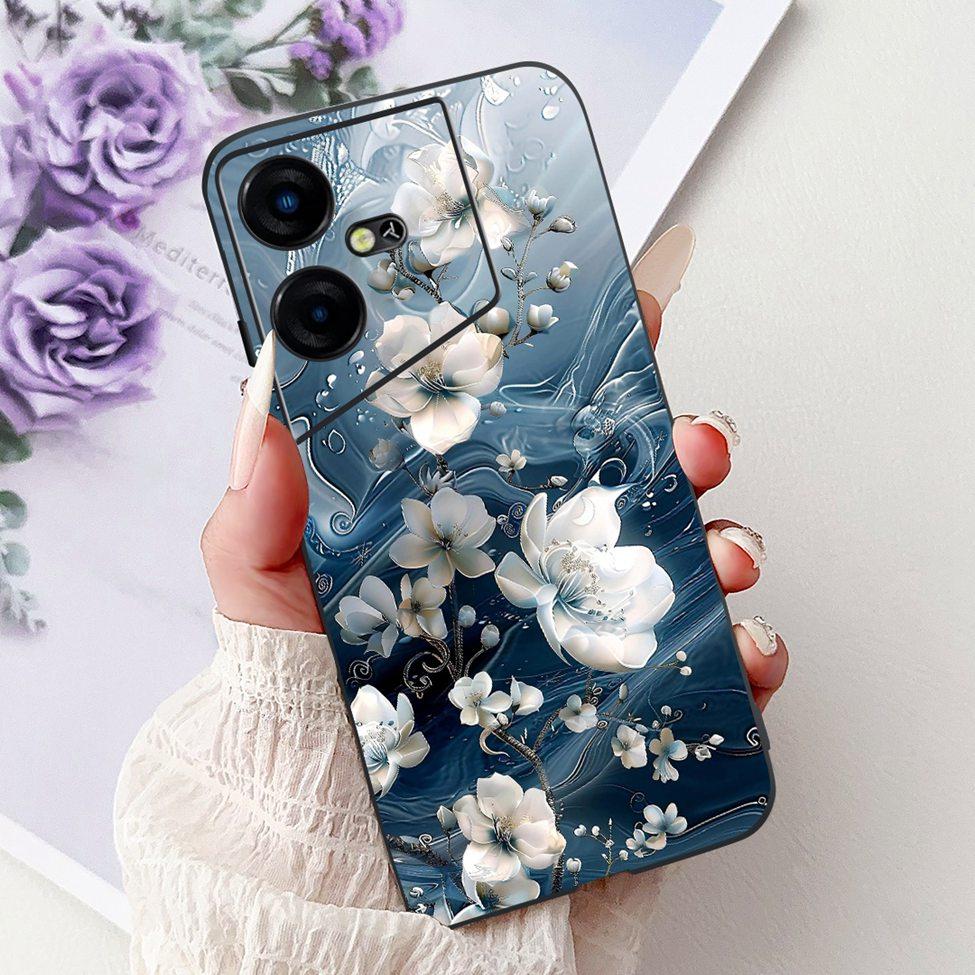 6,82'' Для Tecno Pova Neo3 LH6n Задняя крышка Для Tecno Pova Neo 3 Чехол Силиконовый Роскошный Модный Милый Мультяшный Кот Ударопрочный Funda