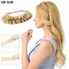1pc Classic 3-strand Elastic Braided Headband Synthetic Wig Headband Natural Real Wig Braids Suitable For Women Girls