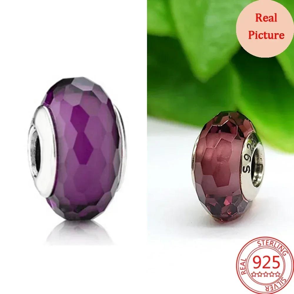 Разноцветные бусины из муранского стекла, стеклянный шарм с волнистым узором, шармы из волнистых стеклянных бусин, подходят для браслетов известных брендов, женские медные украшения, подарок