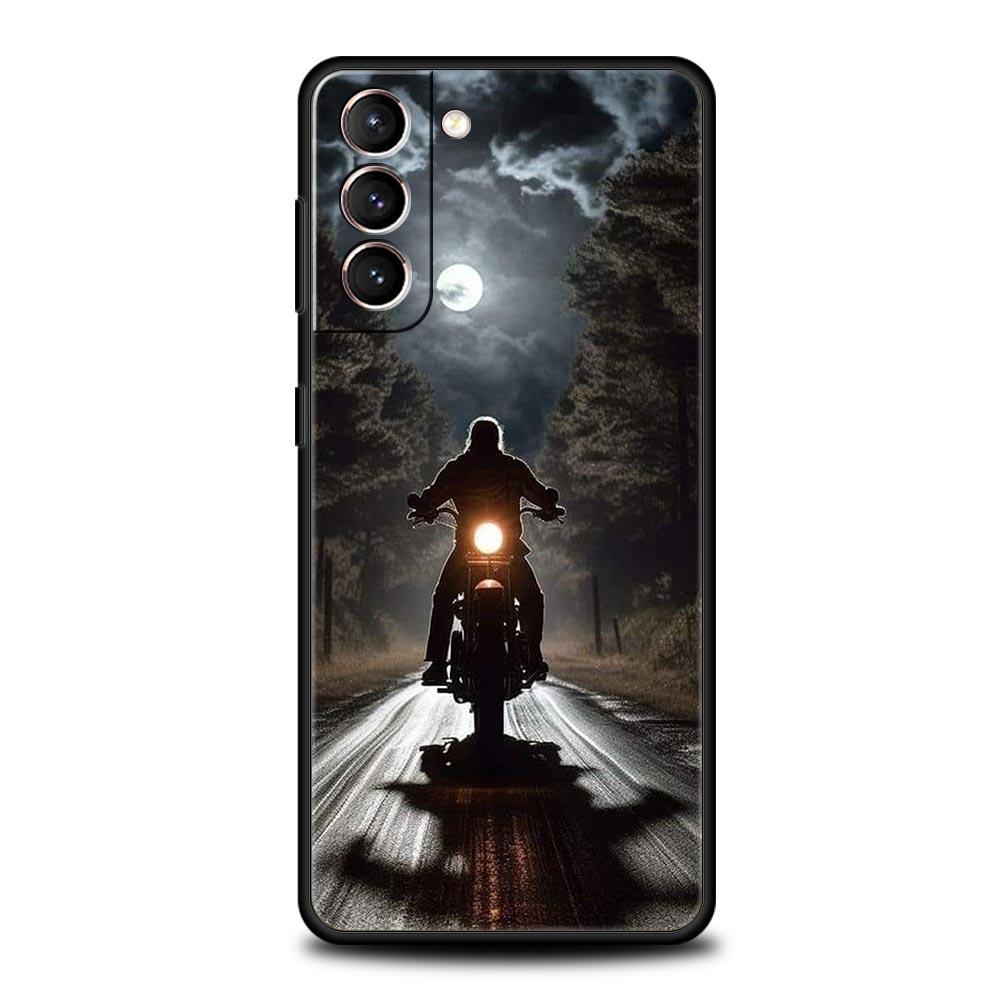 Чехол для телефона для мотоспорта Мотокросс Для Samsung Galaxy S24 S23 S22 S20 Ultra S21 FE 5G S10 S9 Plus S10E S8 Мягкий чехол