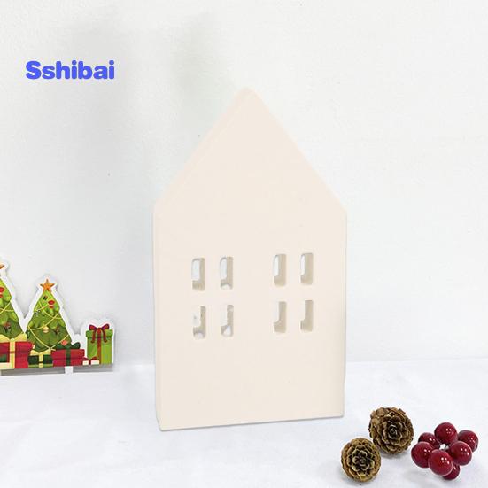 Ремесло из дерева Экологически чистый уникальный дизайн Без сбоев в скандинавском стиле Миниатюрный рождественский декор Хорошая текстура Маленький дом Деревянное ремесло Хозяйственные товары