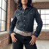 Heavy-Duty Design Punk Studded Belt Versatile Retro-style Decorative Belt Rivet Wide Belt  Concert