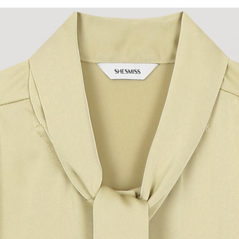  Она S miss блузка с завязками на шее Swwblo41020 Be