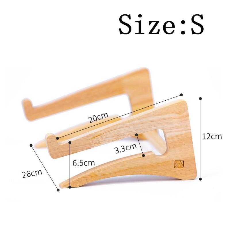 Универсальный деревянный держатель для ноутбука, съемная подставка, охлаждающий кронштейн для компьютера, подходит для ноутбука, планшета 10-17 дюймов
