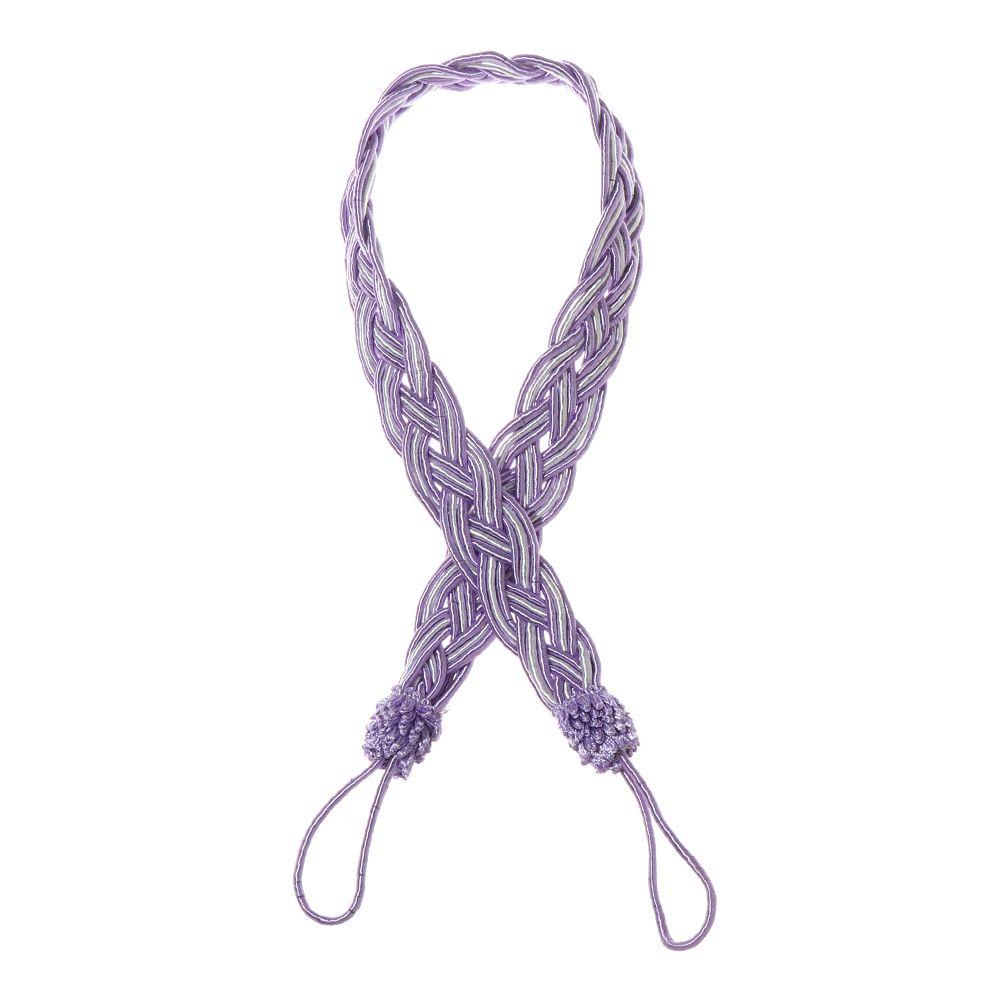 Practical Simple Hold Braided Tiebacks Satin Voile Strap Tie Backs Curtain Holder Rope