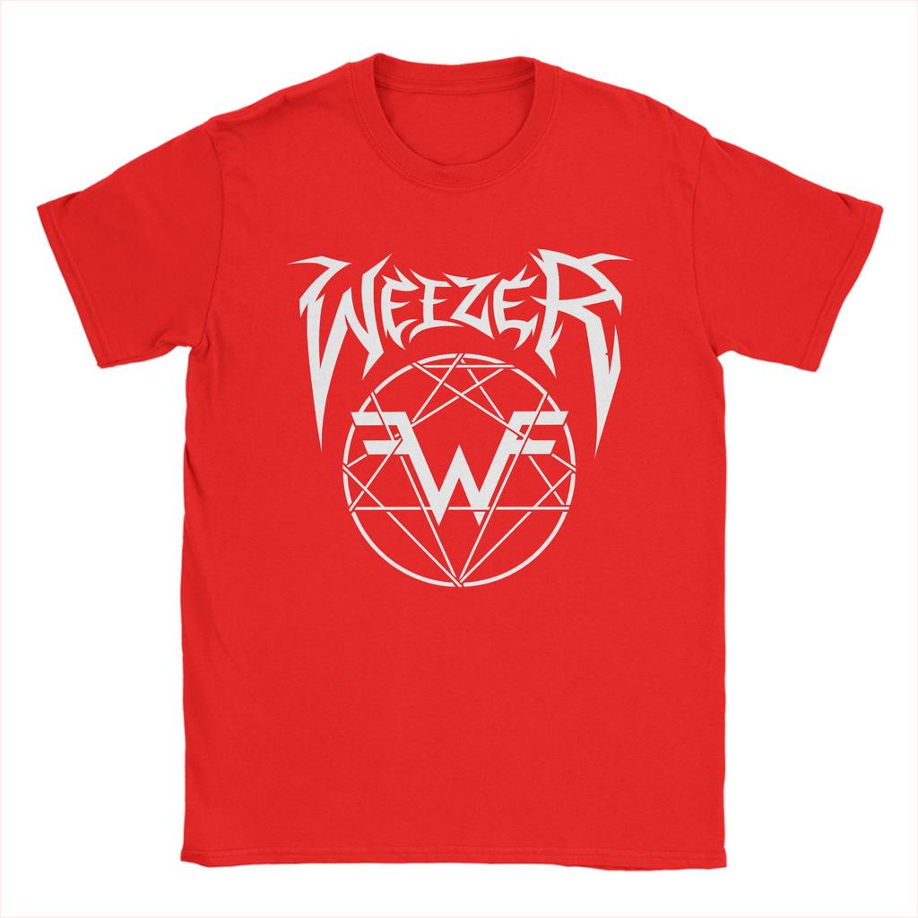 Unisexs TShirt Weezer Band Vintage Cotton Tee Shirt Short Sleeve T Shirts Crew Neck Clothing Gift Idea