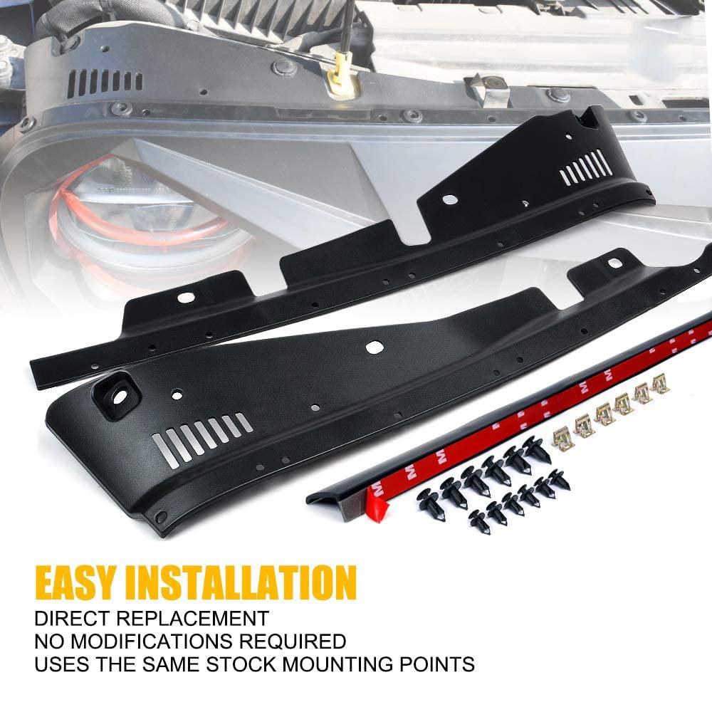 Матовая черная решетка радиатора с сеткой для Jeep Wrangler JL JT 2018 2019 2020 2021 пикап 4x4 внедорожная решетка Voor