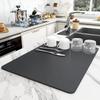 Дренажный диатомитовый быстросохнущий абсорбирующий рулон для сушки посуды для быстрой очистки масла, коврик, земля, коврик, коврик, хранение, нескользящий, держатель,