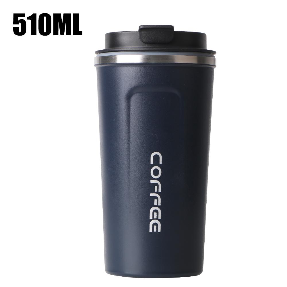 Термобутылка Thermo Cafe 380/510 мл для чая, воды, кофе, герметичная, дорожная термокружка, двойная термокружка из нержавеющей стали, автомобильная термокружка, кружка для кофе