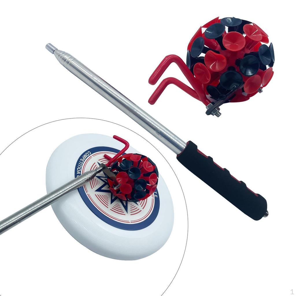 Инструмент для извлечения дисков для гольфа с присоской для легкого доступа к кустарникам