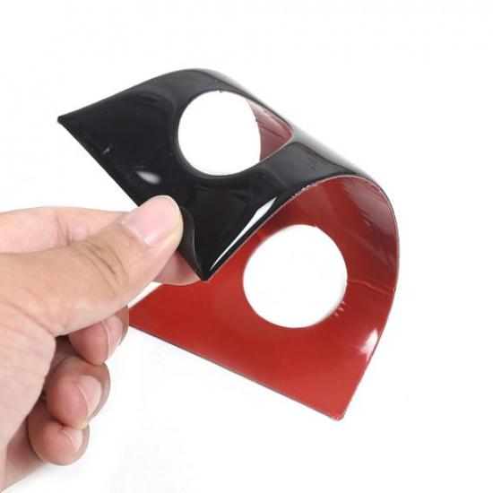 Glossy Piano Black Seat Heat Switch Trim Sticker For Infiniti G37 G25 G35 07-13