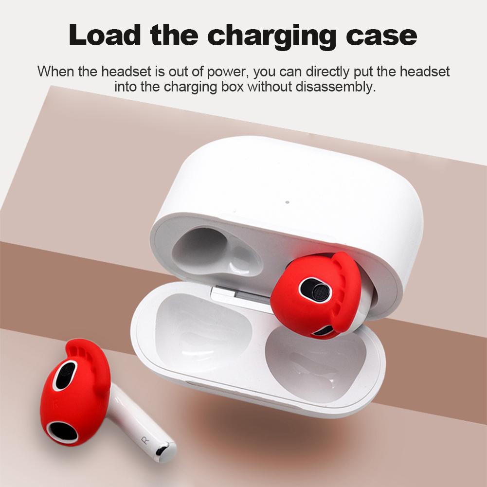 Силиконовые амбушюры для AirPods 3, противоскользящие, для беспроводных Bluetooth-наушников, вкладыши, насадки