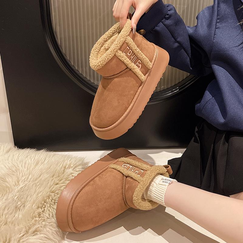 Женские зимние сапоги 2024 Новые зимние сапоги с утолщенным пухом Женские водонепроницаемые удобные ботильоны Модные теплые туфли на платформе Женские