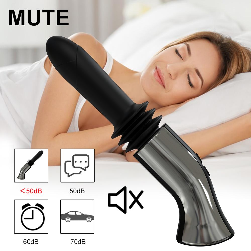 Female Automatic Retractable Dildo Masturbator G-Spot Vagina Anal Insertion Penis Adult Female Sex