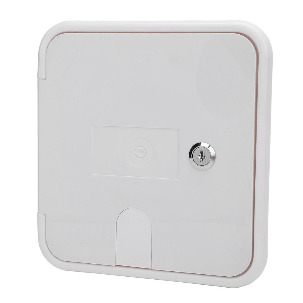 Крышка люка для шнура питания прицепа RV, дверной замок отсека для хранения электрического кабеля с 2 ключами