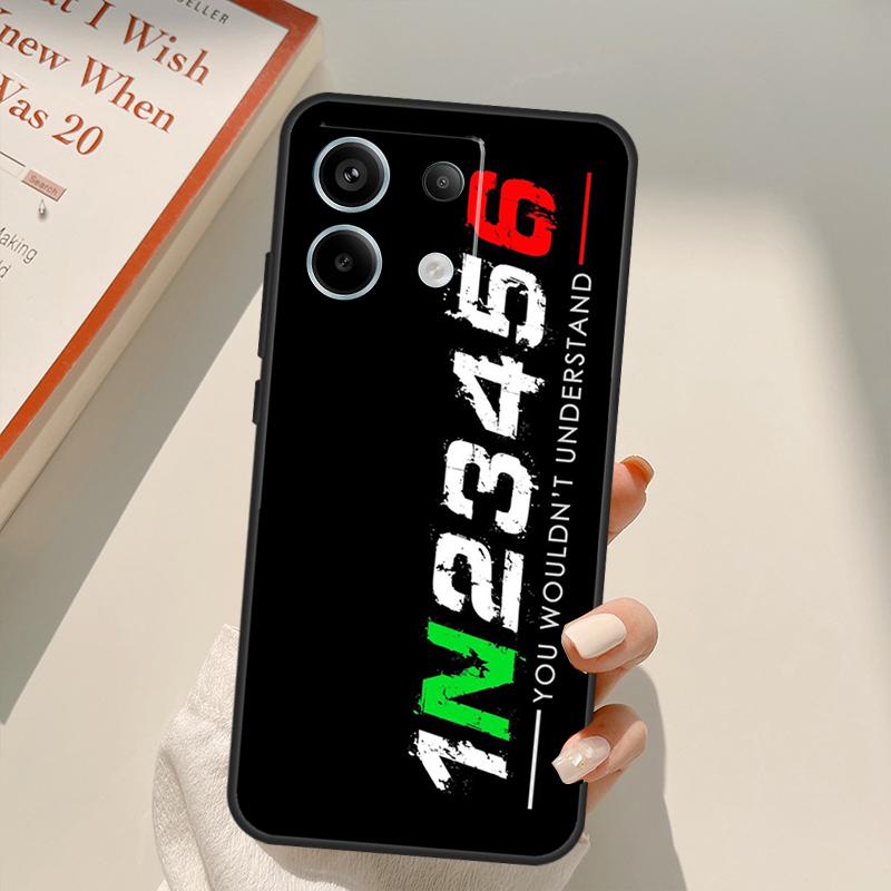 1N23456 Мотоцикл Чехол Для Xiaomi Redmi Note 14 13 10 11 12 15 Pro Plus Чехол Для Redmi 15 14C 12C 10C 13C 15C