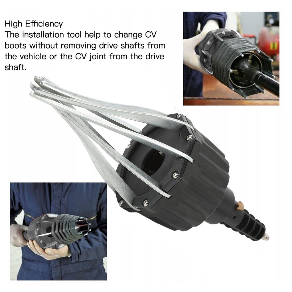 Расширитель пыльника ШРУСа Инструмент для установки пыльника ШРУСа Пневматический 72–130 фунтов на кв. дюйм Универсальный расширитель пыльника ШРУСа приводного вала