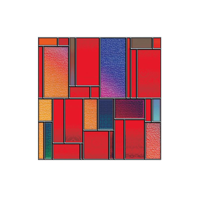 Индивидуальные цветные наклейки на стекло в европейском стиле для церкви, матовая оконная пленка, антибликовые наклейки на окна в ванной комнате, бумага