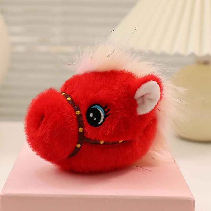 Year Of The Horse Plush Toy With Rotatable Head For Chinese New Year Gifts