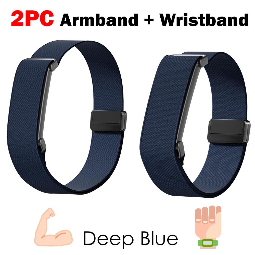 Новый плетеный нейлоновый ремешок на бицепс 2 шт. для Google Fitbit Air Strap Запасной ремешок для фитнес-трекера Магнитный для Google Fitbit Air Band