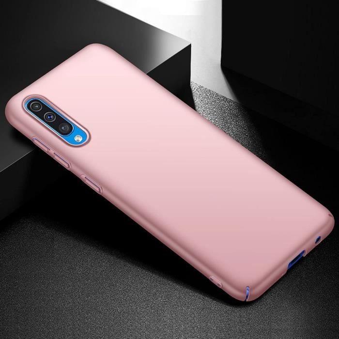 Coque de Protection - PROSHOP - Samsung Galaxy A70 - Silicone Liquide - Anti-Chocs - Rose