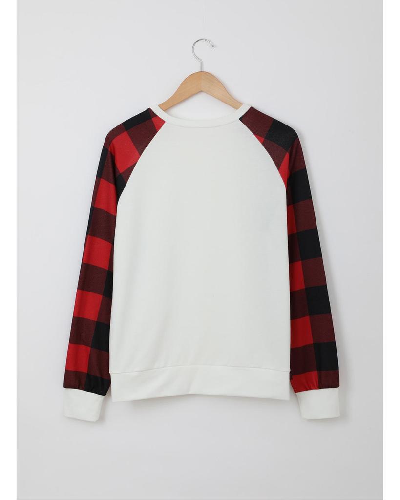 Azura Exchange Толстовка с длинными рукавами в клетку Buffalo