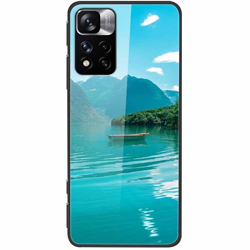 Tempered Glass Case For Xiaomi Redmi Note 11 Pro+ 5G Cover Hard Protective Funda for Redmi Note 11 Pro Plus 5G Soft Bumper 6.67