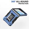 Armor Heavy Duty Defender Case for Samsung Galaxy Z Flip 6 5 4 3 Shockproof Cover Metal Ring Magnetic Stand Full Protective Cover