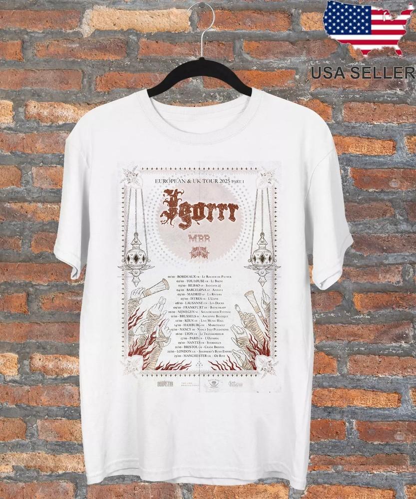 Igorrr Band White Color All Size Shirt Unisex Gift for fan BT1892 Unisex T-Shirt