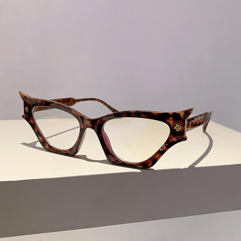 Trendy Retro Cat Eye Shades Women New Fashion Leopard Gradient Sunglasses Outdoor Decor Beach Trends Sun Glasses