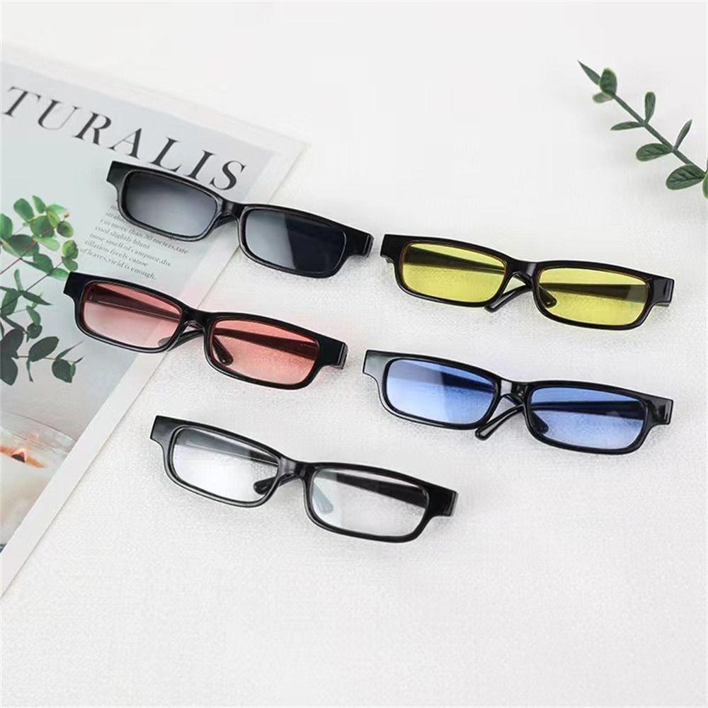 Lovely Plush Doll For Blythe Toys Eyewear Clear Lens Eyeglasses Plastic Doll Glasses