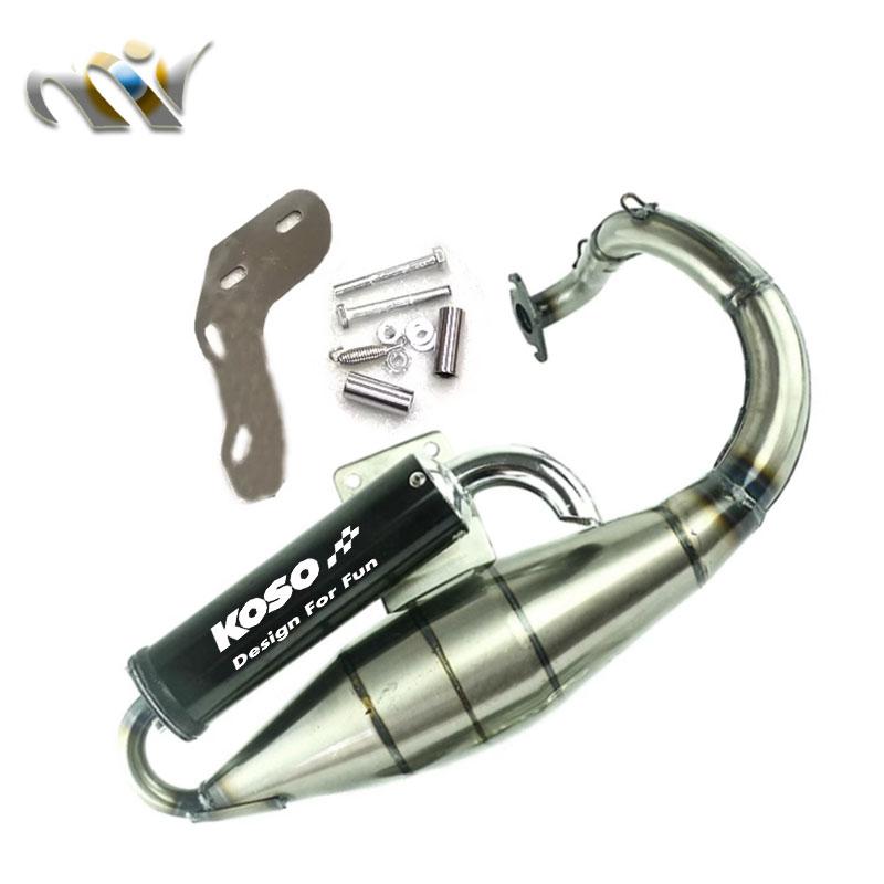 Глушитель Выхлопная труба Для Honda DIO 50 DIO50 AF17 AF18 AF24 AF27 AF28 AF30 Мотоцикл Мотороллер 50-80cc