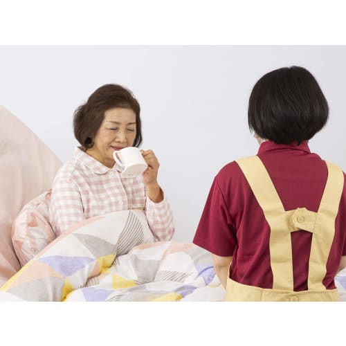 Lcup2 (Lcup Two) Made in Japan, Easy to Drink, Spill-Free L Cup, White, 11.4 x 12.1 cm