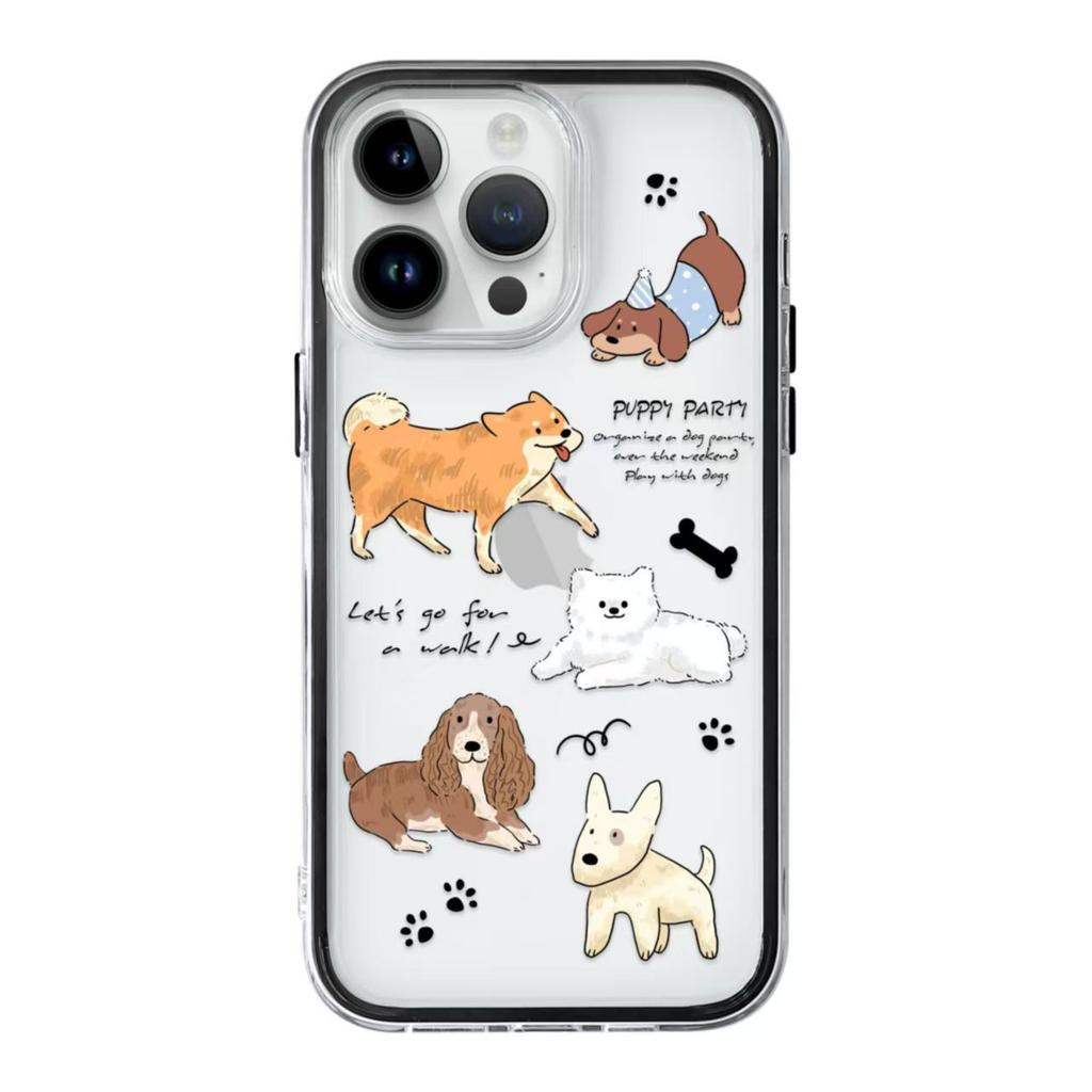 Пять щенков три-в-одном подходит для мобильного телефона Apple 16 15 iphone13PROMAX Huawei Xiaomi 14 чехол для мобильного телефона