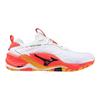 Mizuno Теннисные кроссовки Wave Stealth NEO 2, Белый/Черный/Оранжевый, Размер 24,5 см, 2E