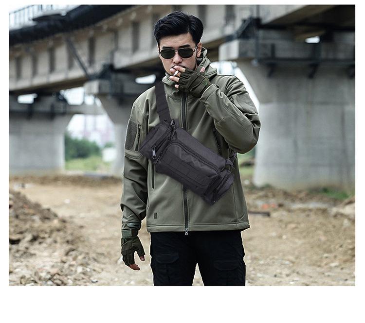 Тактическая многофункциональная поясная сумка MOLLE для рыбалки на открытом воздухе и хранения камеры