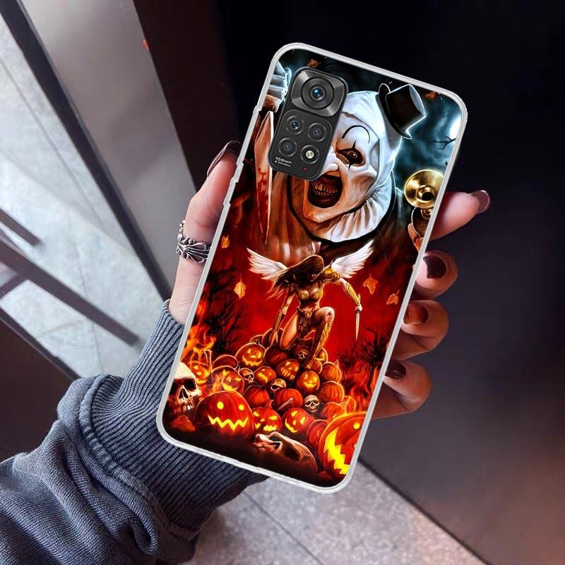 Horror Movie Terrifier Phone Case For Xiaomi Redmi Note 15 14 14S 13 12S 12 Pro Plus 11S 11 10S 10 4G Cover 11E 11T 5G Print Fun