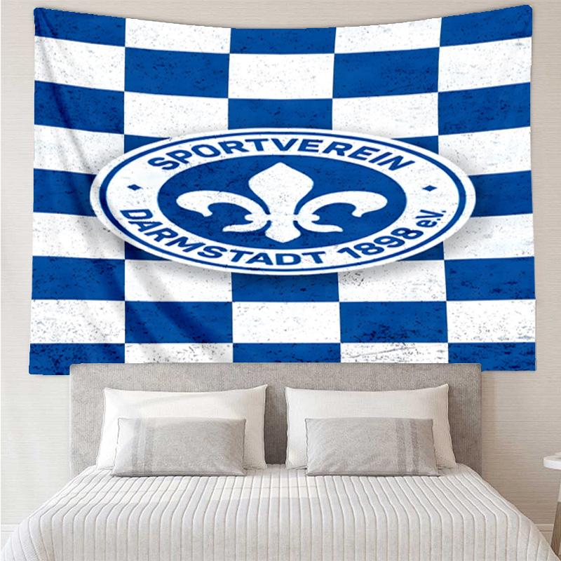 Sport Club Darmstadt 1898 Printed Tapestry, for Bedroom,Livingroom, dormitory, Large Wall Decor, Fabric Decor Fan Birthday Gifts