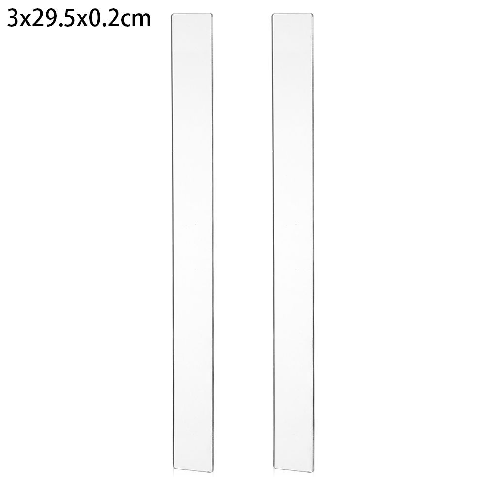 2Pcs Acrylic Biscuit Cake Rolling Tool Balance Ruler Fondant Icing Biscuit Thickness Ruler Biscuit Smoother Baking Accessories