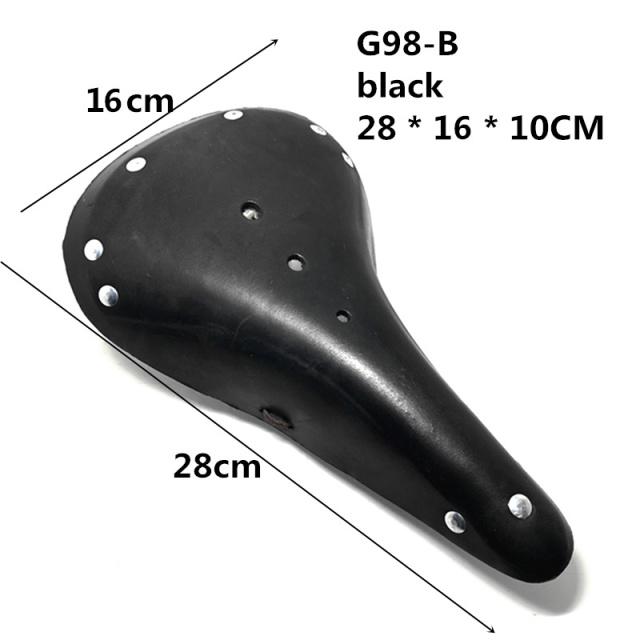 G98 Ретро Винтаж велосипедное седло из натуральной воловьей кожи сиденье ручной работы Custion велосипедное спортивное седло велосипедное седло велосипедное сиденье