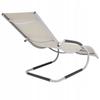 Elegant modern EDEN Gray lounger