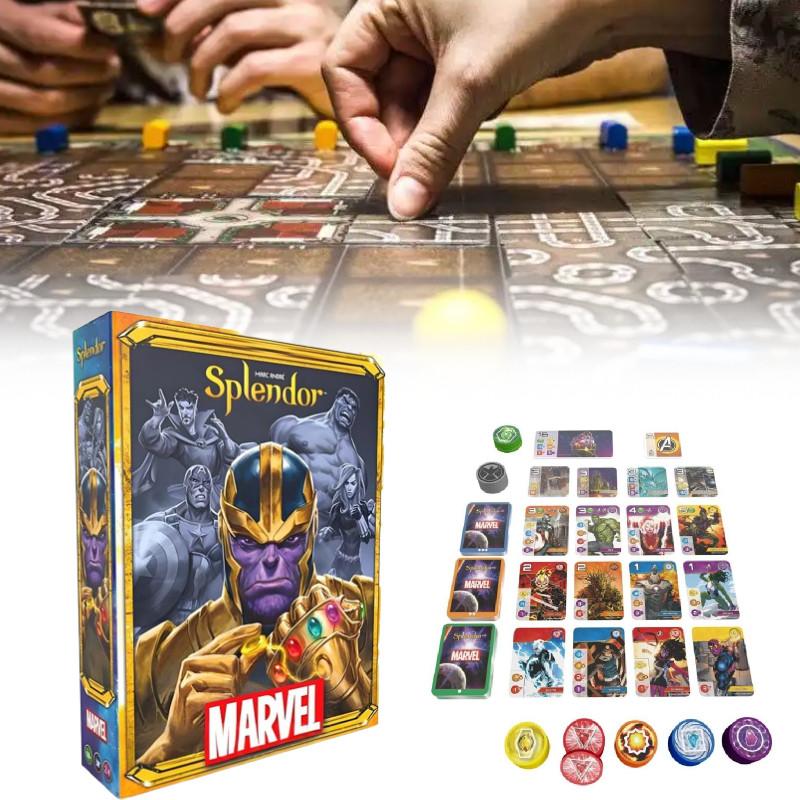 Splendor Marvel Board Game Featuring Paper Cards For Kids And Adults