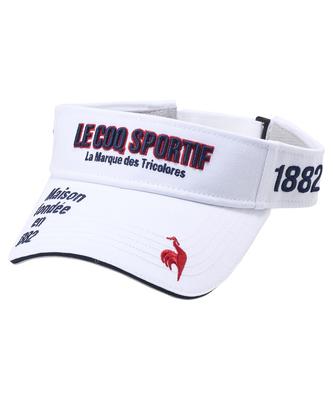 Coq Sportif Солнцезащитный козырек Стандартный передний логотип Хлопок Гольф LG5SCP50M WH00 [Le Golf] Мужской (белый)