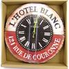 Les Trésors De Lily [M3207] - Wall Clock 'Terroir Français' Hotel Blanc