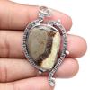 Necklace Septerian Jasper Gemstone Handmade Jewelry 2.25"
