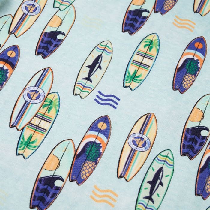 Детский свитшот смешанный бледно-голубой 92/104/116/128/140