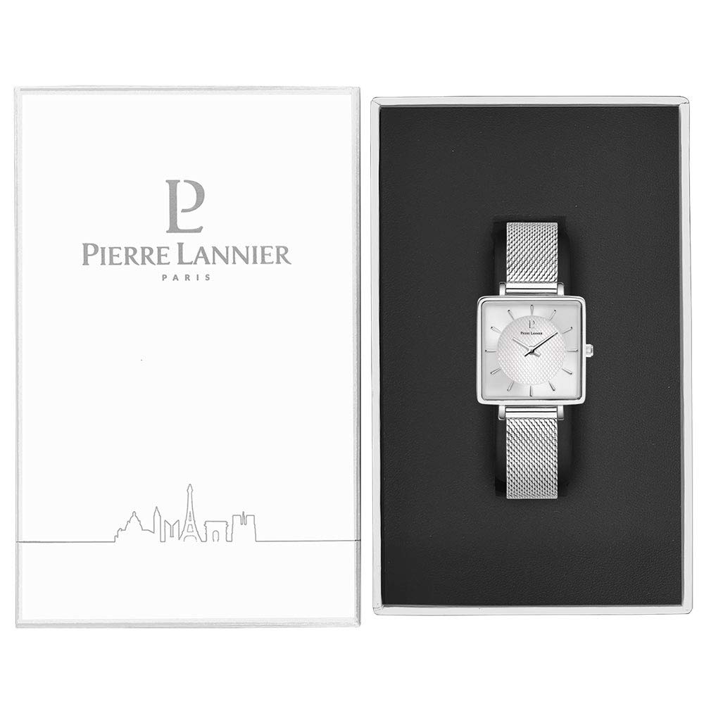 [Pierre Lannier] Часы Pierre Lannier Rekare Collection Mesh Belt P007H628 Женские Серебряный x Серебряный