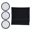 3PCS 55mm Star Filter 4 Points 6 Points 8 Points Starburst Lens Filter with Storage Pouch for DSLR