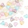 Acrylic Beads Transparent Heart Charms Beads For DIY Bracelet Necklace Jewelry Making